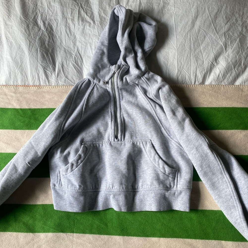 Lululemon Scuba Crop 1/2 Zip Hoodie Size XS/S
